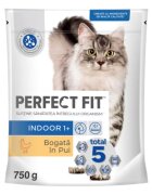 PERFECT FIT Cat Indoor 1+ Pui hrană uscată pisici 750g