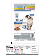 PERFECT FIT Cat Indoor 1+ Pui Somon plic hrană umedă pisici (în sos) multipack 85g x 4buc