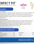PERFECT FIT Cat Indoor 1+ Pui Somon plic hrană umedă pisici (în sos) multipack 85g x 4buc