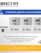 PERFECT FIT Cat Sensitive 1+ Curcan hrană uscată pisici sistem digestiv 7kg