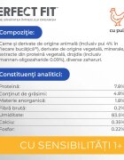 PERFECT FIT Cat Sensitive 1+ Pui plic hrană umedă pisici sistem digestiv (în sos) bax 85g x 12buc
