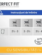 PERFECT FIT Cat Sensitive 1+ Pui plic hrană umedă pisici sistem digestiv (în sos) bax 85g x 12buc