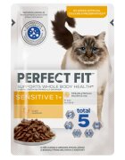 PERFECT FIT Cat Sensitive 1+ Pui plic hrană umedă pisici sistem digestiv (în sos) bax 85g x 24buc