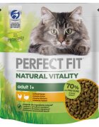 PERFECT FIT Natural Vitality Pui și Curcan hrană uscată pisici 650g