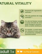 PERFECT FIT Natural Vitality Pui și Curcan hrană uscată pisici 650g