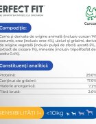 PERFECT FIT Sensitive 1+ XS-S Curcan hrană uscată câini sistem digestiv 1.4kg