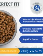 PERFECT FIT Sensitive 1+ XS-S Curcan hrană uscată câini sistem digestiv 1.4kg