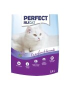Perfect Silicat Lavanda așternut igienic pisici granule silicat neaglomerant neutralizare mirosuri 3.8l