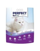 Perfect Silicat Lavanda așternut igienic pisici granule silicat neaglomerant neutralizare mirosuri 7.6l