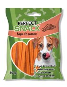 Perfect Snack Fâșii XS-XL Somon punguță recompense câini 80g