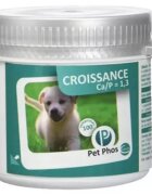 PET PHOS Croissance Ca/P=1.3 XS-S supliment sistem osos câini junior flacon 100 comprimate