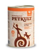 Petkult Grain Free Adult Curcan conservă hrană umedă fără cereale câini 800g