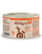 Petkult Grain Free Mini Adult Curcan conservă hrană umedă fără cereale câini 185g