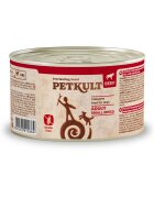Petkult Grain Free Mini Adult Vită conservă hrană umedă fără cereale câini 185g