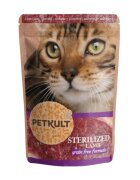 Petkult Sterilised Miel plic hrană umedă fără cereale pisici 100g