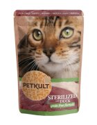 Petkult Sterilised Rată plic hrană umedă fără cereale pisici 100g