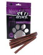 PET'S DESSERT Stick XS-XL Miel punguță recompense fără cereale câini 80g