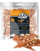 PET'S DESSERT XS-XL Pui și Brânză punguță recompense fără cereale câini 500g