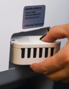 PETSON litieră automată pisici aplicație mobilă auto-curățare odorizare alb și gri 55.5x51x60 cm