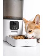PETSON PetFeeder hrănitor automat câini 1 bol pătrat aplicație mobilă senzor programabil ABS PetFeeder hrănitor automat câini și pisici 1 bol pătrat aplicație mobilă senzor programabil ABS alb 6l