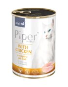 Piper Animals Pui conservă hrană umedă fără cereale pisici (în aspic) 400g