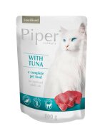 Piper Animals Sterilised Ton plic hrană umedă fără cereale pisici sterilizate (în aspic) 100g