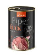 Piper Animals XS-XL Rață conservă hrană umedă fără cereale câini (în aspic) 400g