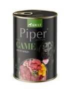 Piper Animals XS-XL Vânat și dovleac conservă hrană umedă fără cereale câini (în aspic) 400g