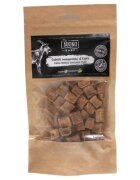 PIU BUONO Single Protein Meat Cubes XS-XL Capră punguță recompense monoproteice BARF câini 70g