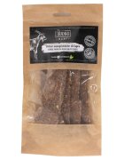 PIU BUONO Single Protein Meat Strips XS-XL Capră punguță recompense monoproteice BARF câini 70g