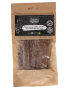 PIU BUONO Single Protein Meat Strips XS-XL Rață punguță recompense monoproteice BARF câini 70g