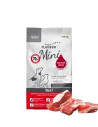 Platinum Adult Mini XS-S Vită hrană uscată fără cereale câini semimoist 900g