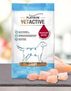 Platinum Vetactive Light XS-XL Pui hrană uscată câini obezitate semimoist 5kg