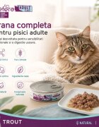 PREFERA MPD Păstrăv dietă veterinară conservă hrană umedă monoproteică fără cereale pisici (în suc propriu) 85g