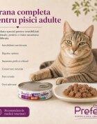 PREFERA MPD Vită dietă veterinară conservă hrană umedă monoproteică fără cereale pisici (în suc propriu) 85g
