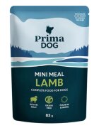 PRIMA DOG Mini Meal XS-XL Miel plic hrană umedă fără cereale câini (în sos) bax 85g x 24buc