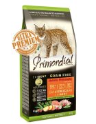 Primordial Holistic Neutered Exigent Somon și Prepeliță hrană uscată fără cereale pisici sterilizate apetit capricios 6kg