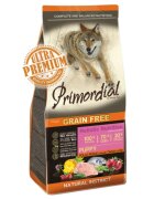 Primordial Holistic Puppy XS-XL Pui și Pește hrană uscată fără cereale câini junior 12kg