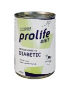 Prolife Diet Diabetic M-XL Pui și Vită dietă veterinară conservă hrană umedă câini diabet (în aspic) 400g