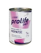 Prolife Diet Hepatic M-XL Pui și Porc dietă veterinară conservă hrană umedă fără cereale câini sistem hepatic (în aspic) 400g