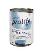 Prolife Diet Intestinal XS-XL Pui și Miel dietă veterinară conservă hrană umedă câini sistem digestiv (în aspic) 400g
