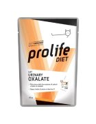 Prolife Diet Urinary Oxalate Pui și Vită dietă veterinară plic hrană umedă pisici sistem urinar (în aspic) bax 85g x 12buc