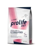 Prolife Hydrolysed Hypoallergenic M-XL Miel dietă veterinară hrană uscată câini alergii 2kg