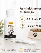 Promedivet Herba-Treat Digest Hepatoprotector supliment sistem digestiv câini suspensie orală Herba-Treat Digest Hepatoprotector XS-XL supliment sistem digestiv câini și pisici flacon 200ml suspensie orală