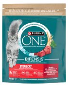 Purina ONE Sterilcat Vită și Grâu hrană uscată pisici sterilizate 750g