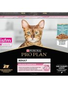 Purina Pro Plan Delicate Digestion Pește plic hrană umedă pisici sistem digestiv (în sos) multipack 85g x 10buc