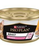 Purina Pro Plan Delicate Digestion Pui conservă hrană umedă pisici sistem digestiv (pate) 85g