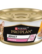 Purina Pro Plan Delicate Digestion Pui conservă hrană umedă pisici sistem digestiv (pate) bax 85g x 24buc