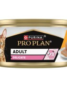 Purina Pro Plan Delicate Digestion Pui conservă hrană umedă pisici sistem digestiv (pate) bax 85g x 24buc