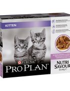 Purina Pro Plan Healthy Start Kitten Curcan plic hrană umedă pisici junior (în sos) 85g x 10buc